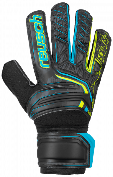 Reusch Attrakt RG 5070615 7052 black yellow front